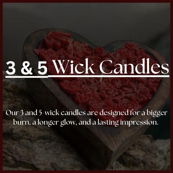 3 and 5 Wick Candles