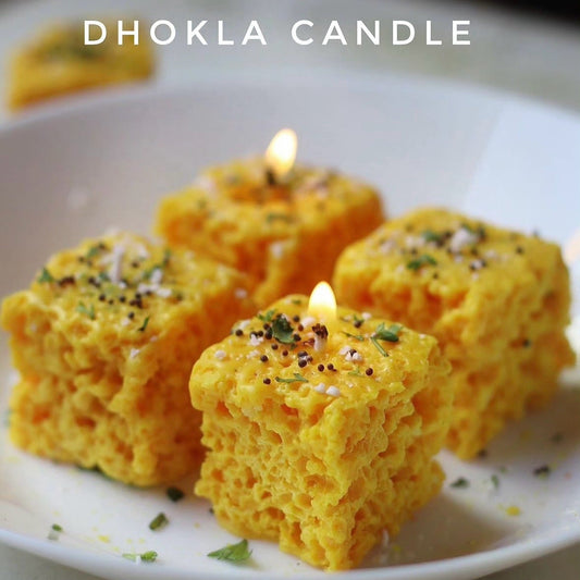 Dhokla Scented Scented Candle I Box of 2 & 4.