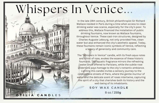 Whispers in Venice - Scented Candle