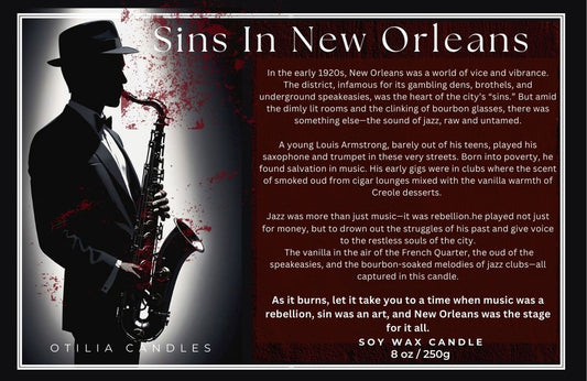 Sins in New Orleans - Scented Candle