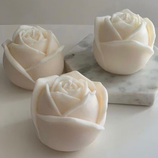 Rose Bloom Scented Soy Wax Candle