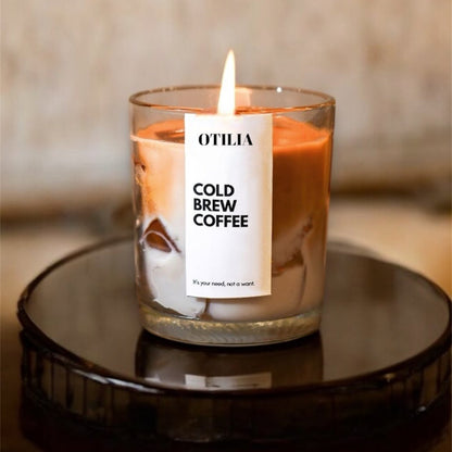 Cold Brew Coffee Candle | Iced Coffee Latte Candle