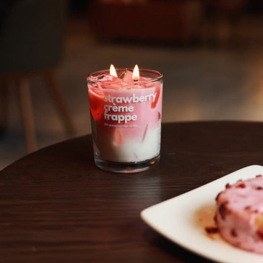 Strawberry Crème Frappe Candle