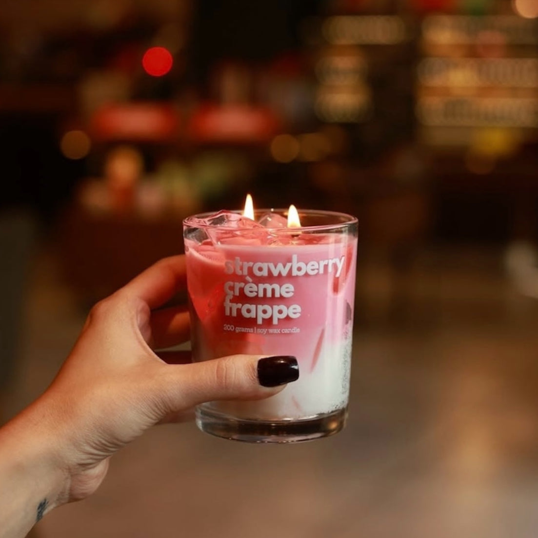 Strawberry Crème Frappe Candle