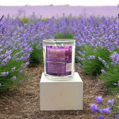 Into The Nights- A  Tuscan Lavender Scented Candle