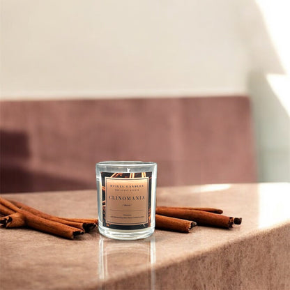 Clinomania- A cinnamon Scented Candle